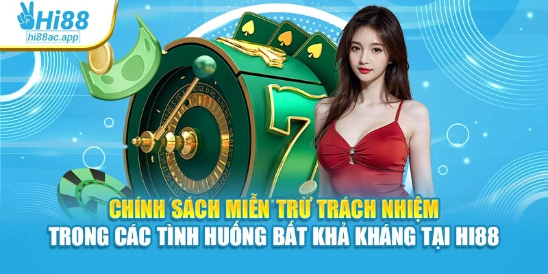 Chính sách miễn trừ trách nhiệm trong các tình huống bất khả kháng tại Hi88